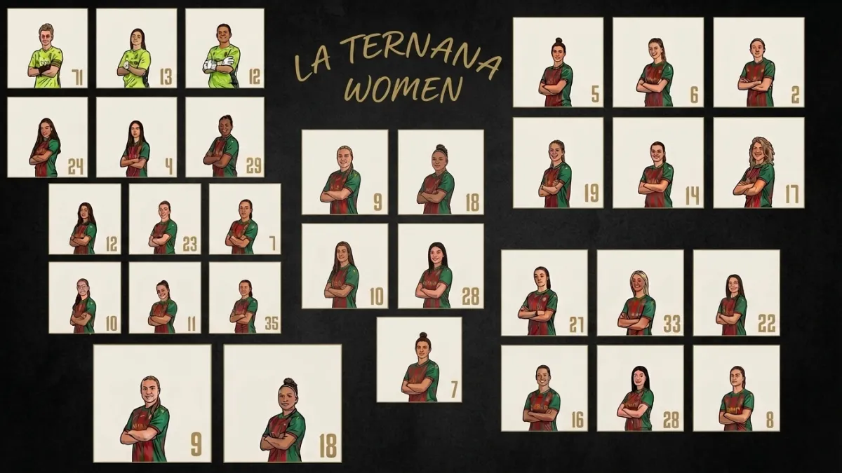 Ternana Women, rosa 2026/27: giocatrici, numeri e ruoli. Al via il 2° anno in Serie A