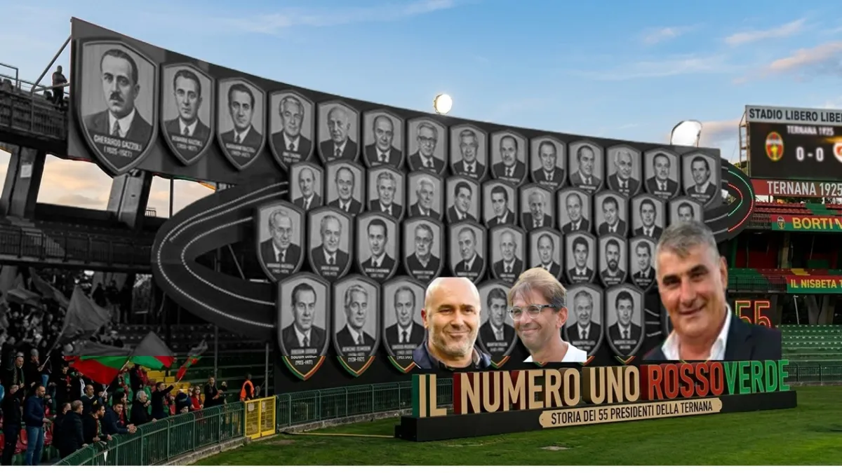 Quanti presidenti ha avuto la Ternana? Da Gazzoli a Felleca, la storia dei numeri uno rossoverdi
