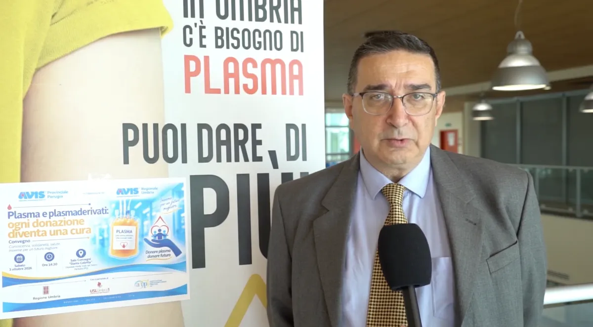 Plasma in Umbria, più donazioni per garantire i medicinali plasmaderivati: la strategia di Avis
