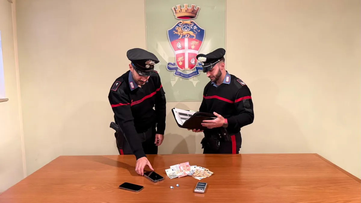 Perugia, arrestato un 29enne per spaccio di droga: sequestrati cocaina e 410 euro