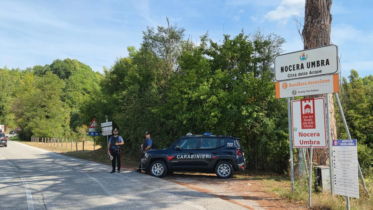Spoleto, controlli dei Carabinieri: 58 persone identificate, quattro sanzioni e una denuncia